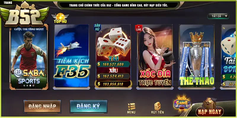 Cổng game cung cấp nhiều link vào B52 CLUB an toàn, không bị chặn