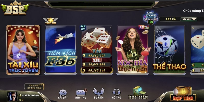 B52 CLUB cung cấp kho game hấp dẫn B52 CLUB cung cấp kho game hấp dẫn